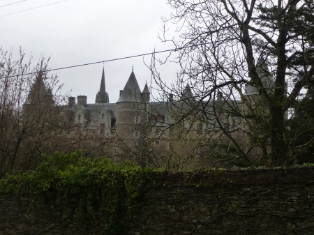 The approach to the castle at Josselin