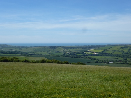 The stunning views from Windover Hill, Sussex